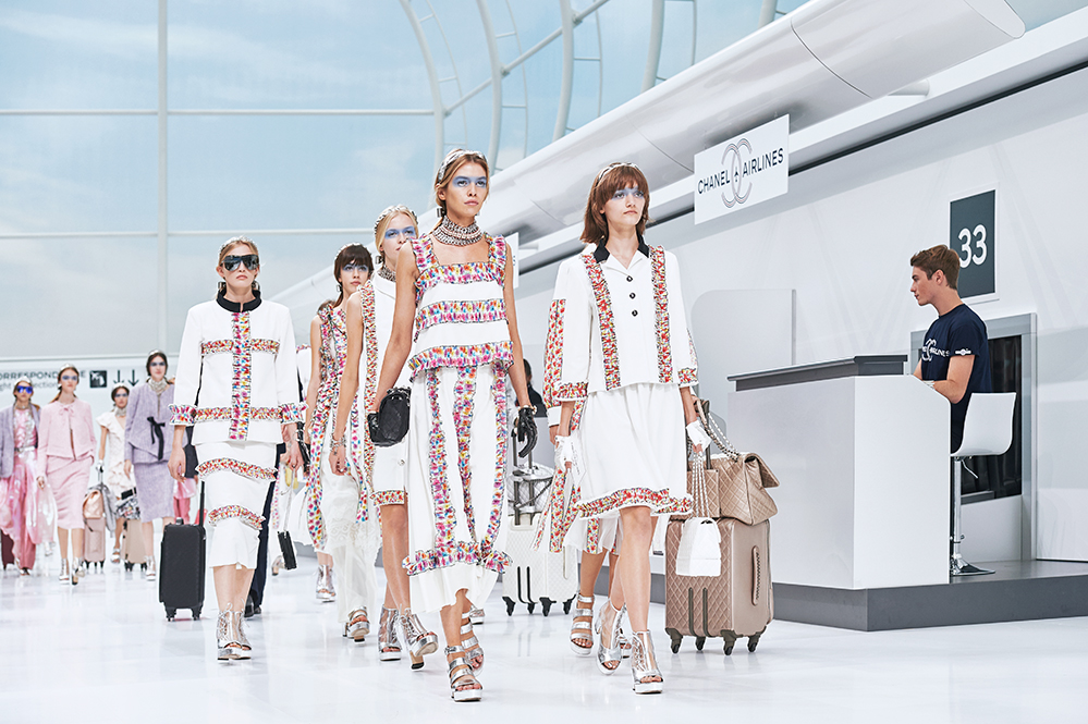 Chanel spring/summer 2015 show at Paris Fashion Week in November 2015